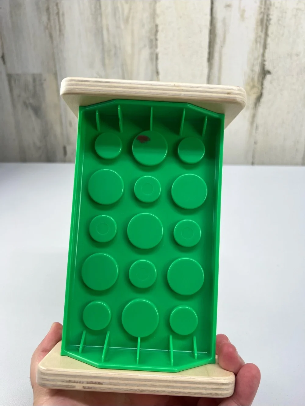 Lovevery Wooden Posting Stand Montessori Inspired Fine Motor Toy